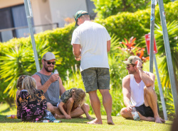 Chris Hemsworth & Liam Hemsworth - Enjoy quality time with their family in Byron Bay, February 7, 2021
