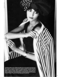 Vogue Italia April 1986-1 : Tatjana Patitz by Hiro | the Fashion Spot