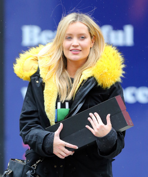 Laura Whitmore - leaving the BBC studios in London, February 9, 2020
