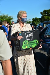 Ivanka Trump - delivers a box of with food and greets people during a Farmer to Families Food Box distribution in Miami, Florida | 12/22/2020