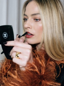 Margot Robbie - Vogue Beauty, getting ready for the Charles & Finch Chanel Pre-Oscar party - March 2024