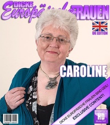 Mature - Caroline V. (EU) (61) - Britische Vollbusige Omi fummelt herum  Mature.nl