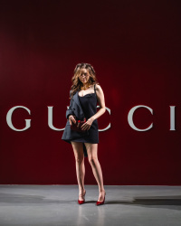 Pokimane - attends the Gucci Women's F/W '24 Fashion Show at Milan Fashion Week - Milan, Italy - February 23, 2024