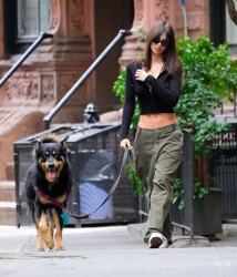 Emily Ratajkowski - Walking her dog in New York June 21, 2023