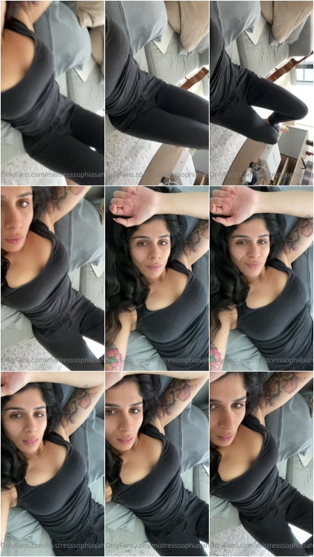 Mistress Sophia Sahara - Release 31-07-2021 - Lounging around in my fucking trackies, I am dominant no matter what I wear. Kiss my feet