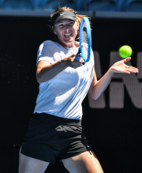 Maria Sharapova - during practice at the 2019 Australian Open at Melbourne Park in Melbourne, 11 January 2019