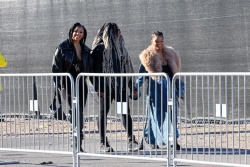 Chloe Bailey and Halle Bailey - Seen arriving at Super Bowl LVIII, Las Vegas NV - February 11, 2024