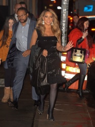 Mariah Carey out in Soho New York City 12/17/2015