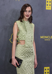 Alexa Chung - Moncler Genius Show during London Fashion Week at Olympia in London, February 20, 2023