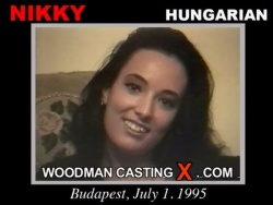 Nikky casting X-WoodmanCastingX.com