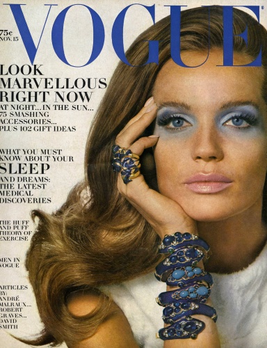 US Vogue November 15, 1968 : Veruschka von Lehndorff by Irving Penn ...