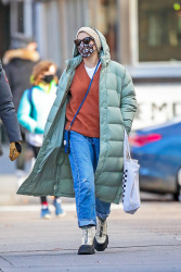 Busy Philipps - Bundled up in a cold day in New York City, December 29, 2020