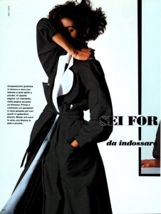 Vogue Italia March 1984-2 : Janice Dickinson by Hiro | the Fashion Spot