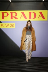 Barbara Palvin - Prada FW 2020 Fashion Show in Milan January 12, 2020