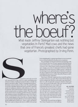 Revista Vogue Americana - Carmen Kass - 11/2001
