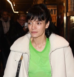 Lily Allen - Departs the Noel Coward Theatre after appearing on the West End theatre production of 2:22 A Ghost Story in London, October 14, 2021