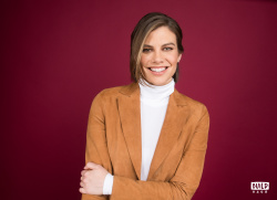 Lauren Cohan - AOL Build Series Portrait in New York April 4, 2019