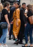 Storm Reid - Seen outside build studio on August 7, 2019 in New York City