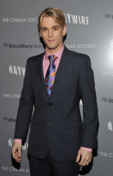 Aaron Carter - The Cinema Society & BlackBerry Bold Host A Screening Of Haywire 18/01/2012