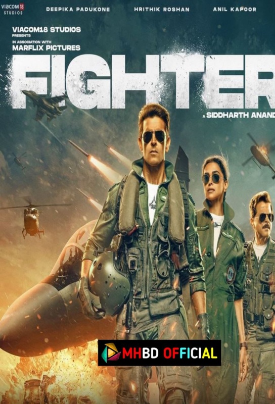 Fighter (2024) WEB-DL [Hindi DD5.1] 720p & 480p Full Movie