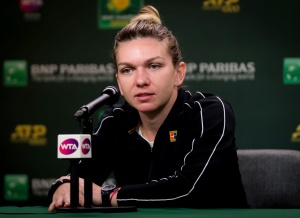 Simona Halep - talks to the press ahead of the 2019 Indian Wells Masters 1000 at Indian Wells Tennis Garden in Indian Wells, 09 March 2019