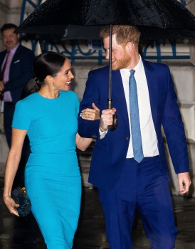 Prince Harry and Meghan Markle, Duke and Duchess of Sussex -  Endeavour Fund Awards 2020 at the Mansion House in London, March 5, 2020
