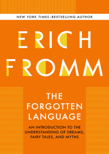 The Forgotten Language by Erich Fromm