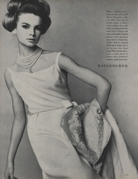 US Vogue November 1, 1962 : Sophia Loren by Bert Stern | the Fashion Spot