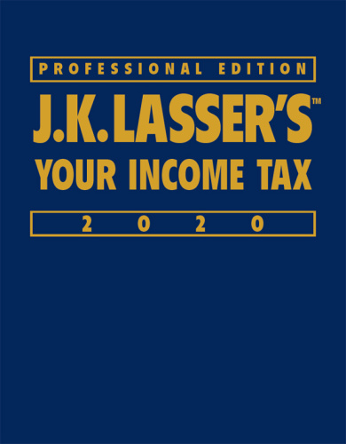 J K Lasser's Your Income Tax Professional Edition 2020 (J K Lasser)