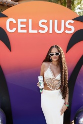 Madison Pettis - attends CELSIUS Cosmic Desert Event at Coachella, Indio CA - April 12, 2024