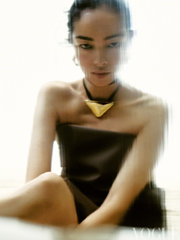 Fashion — Zhou Dongyu by Ziqian Wang for Vogue China January