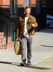 Aaron Eckhart - Out in New York - October 5, 2015