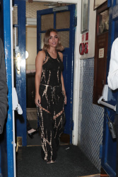 Frankie Bridge - Leaving the Apollo Theater in London August 30, 2023