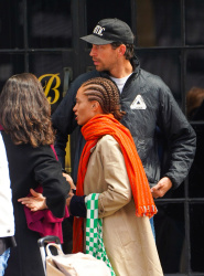 Adwoa Aboah - Is spotted out with friends in New York, April 4, 2022