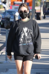 Lucy Hale - Grabs coffee in Los Angeles February 24, 2021