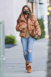 Sofia Vergara - heads out for an espresso drink at Ferrarini Cafe in Beverly Hills, California | 02/01/2021