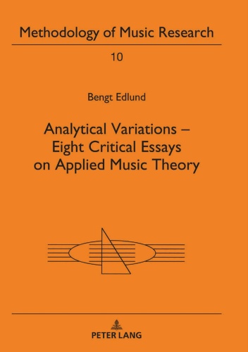 Analytical Variations   Eight Critical Essays on Applied Music Theory