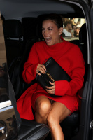 Eva Longoria arrives at the Victoria Beckham Womenswear Spring/Summer 2024 show Paris Fashion Week 09/29/2023