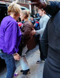 Ariana Grande - Departing the St. James Hotel, New York City - April 7, 2024