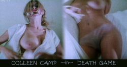 Colleen Camp’s big nude role was in 1977’s Death Game. 