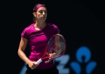 Caroline Garcia - during practice at the 2019 Australian Open in Melbourne 01/13/2019