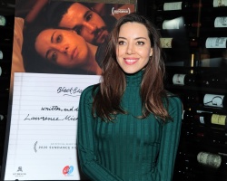 Aubrey Plaza - At a Private Dinner for Black Bear in Park City, Utah January 25, 2020