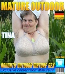 Mature Tina C. (EU) (47) - German big mature lady playing outside  Mature.nl