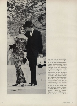 US Vogue October 15, 1958 : Anna Carin Bjorck by John Rawlings | the ...