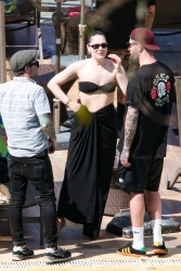 Jessie J - At the pool of the hotel in Rio de Janeiro 05/03/2024