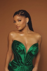 Halle Bailey - Dalvin Adams photoshoot before NAACP Image Awards, March 2024