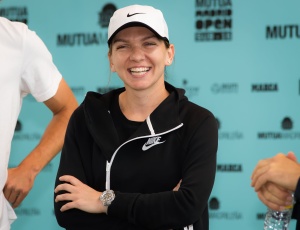 Simona Halep - meets Junior players at the Mutua Madrid Open tennis tournament in Madrid, 07 May 2019
