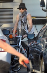 Jared Leto & Shannon Leto - Out for a Bike Ride on April 28, 2009