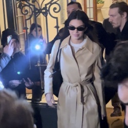 Kendall Jenner - Leaving her hotel after filming for a L'Oreal campaign - Paris, France - March 6, 2024