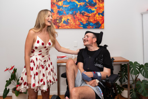 Margot Robbie - on a visit to a Youngcare's share houses in Brisbane - 2/8/2024